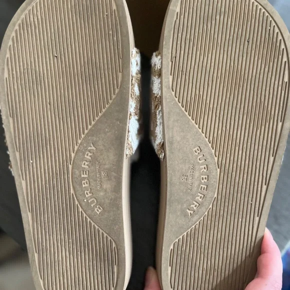 NEW Burberry monogram Furley slides! 𐙚𐙚